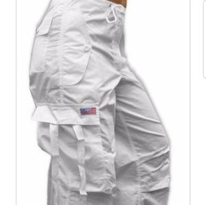 Girly basic ufo pants, white,  small